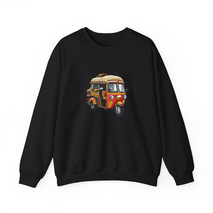 Red Tuk Tuk Crewneck Sweatshirt