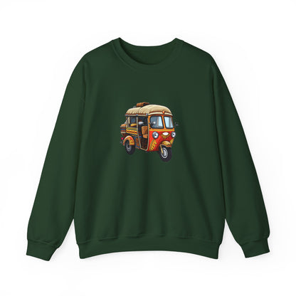 Red Tuk Tuk Crewneck Sweatshirt