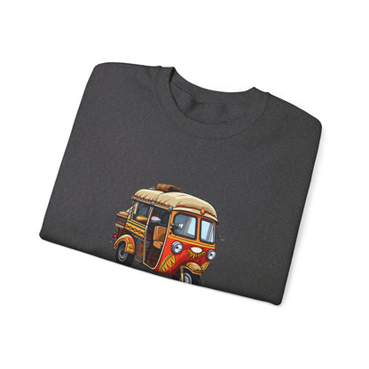 Red Tuk Tuk Crewneck Sweatshirt