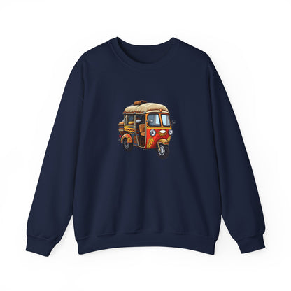 Red Tuk Tuk Crewneck Sweatshirt