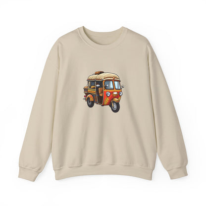 Red Tuk Tuk Crewneck Sweatshirt