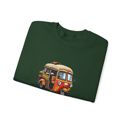Red Tuk Tuk Crewneck Sweatshirt