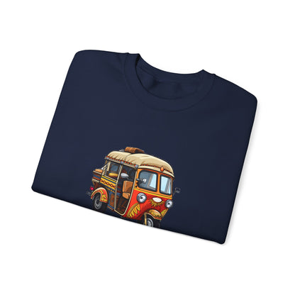 Red Tuk Tuk Crewneck Sweatshirt